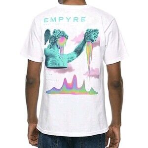 Empyre Mens Dynasty White Tee Shirt M Short Sleeve T Shirt